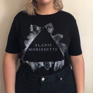 Alanis Morissette Crystal Geometric Graphic Tee
